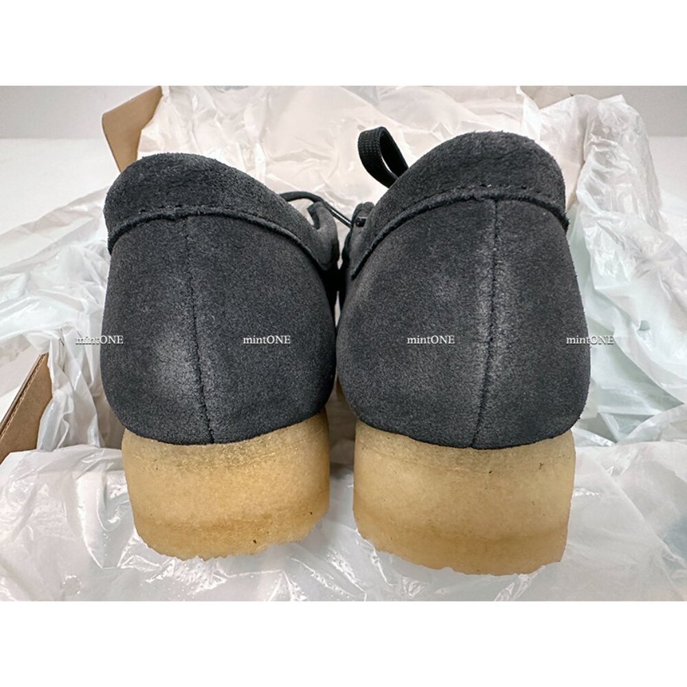 NEW Clarks Wallabee Brown Slate Suede - Picture 5 of 9
